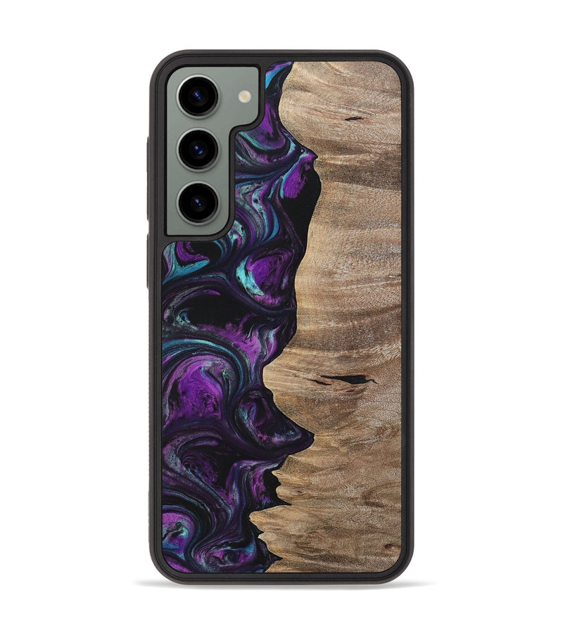 Galaxy S23 Plus Wood+Resin Phone Case - Luella (Purple, 699101)