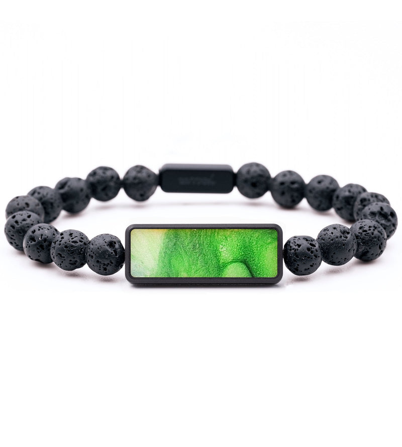 Lava Bead Wood+Resin Bracelet - Mildred (Watercolor, 699199)