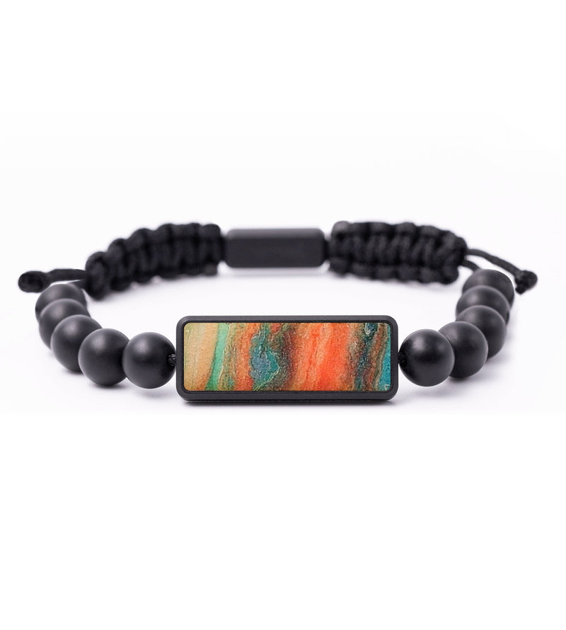 Onyx Bead Wood+Resin Bracelet - Legend (Watercolor, 699201)