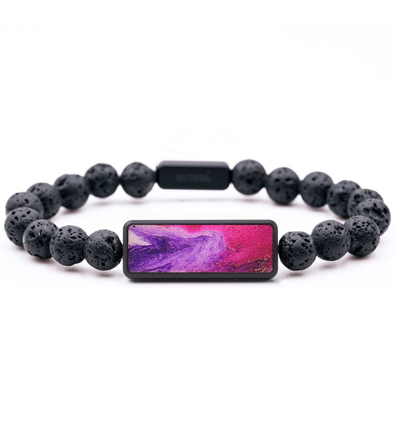 Lava Bead ResinArt Bracelet - Phoebe (Watercolor, 699214)