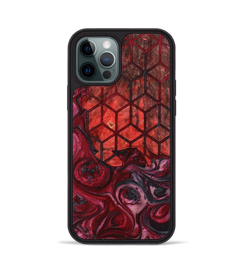 iPhone 12 Pro Wood+Resin Phone Case - Kailey (Pattern, 699401)