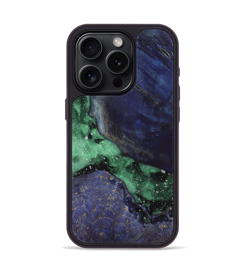 iPhone 15 Pro Wood+Resin Phone Case - Fernando (Cosmos, 699640)