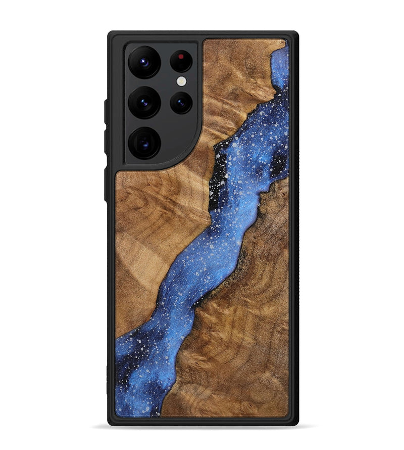 Galaxy S22 Ultra Wood+Resin Phone Case - Jayleen (Cosmos, 699641)