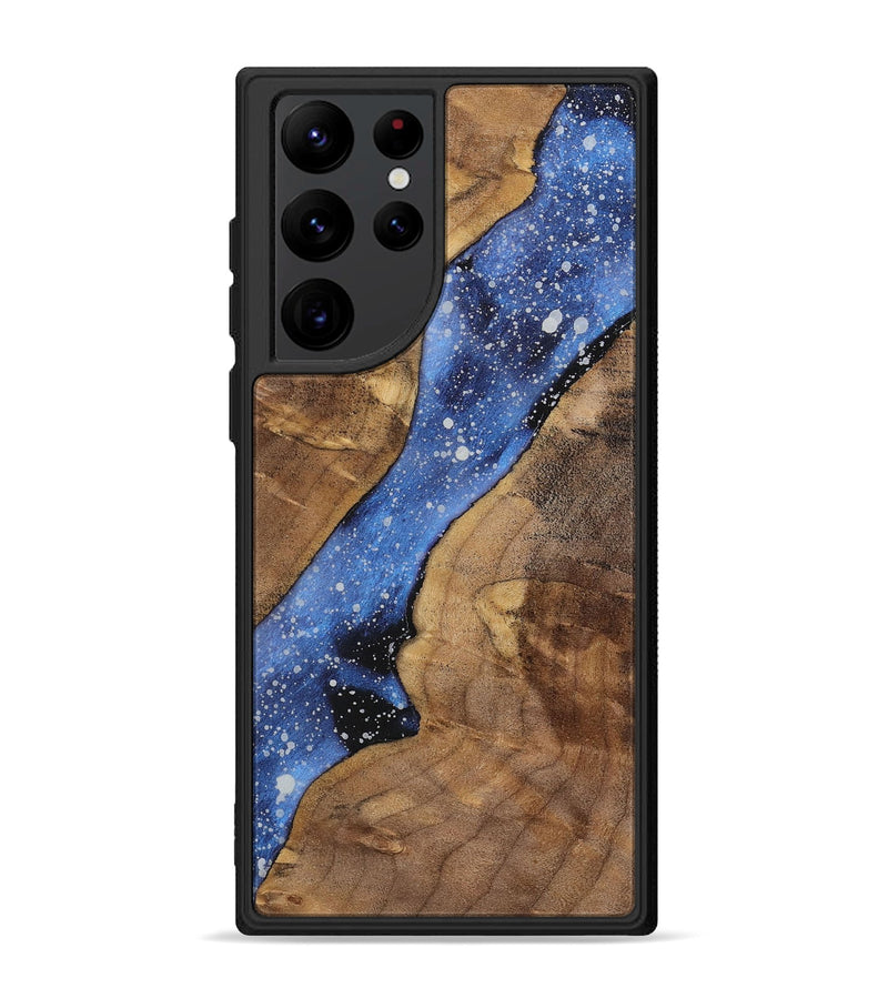 Galaxy S22 Ultra Wood+Resin Phone Case - Latisha (Cosmos, 699648)