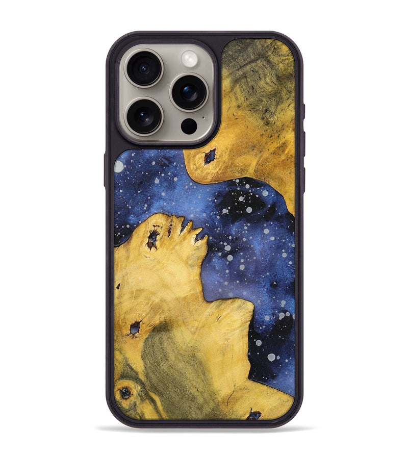 iPhone 15 Pro Max Wood+Resin Phone Case - Cecilia (Cosmos, 699655)