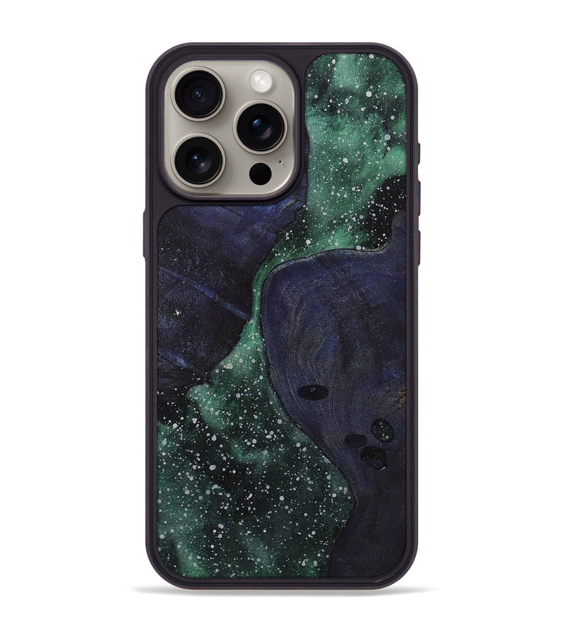 iPhone 15 Pro Max Wood+Resin Phone Case - Kason (Cosmos, 699658)