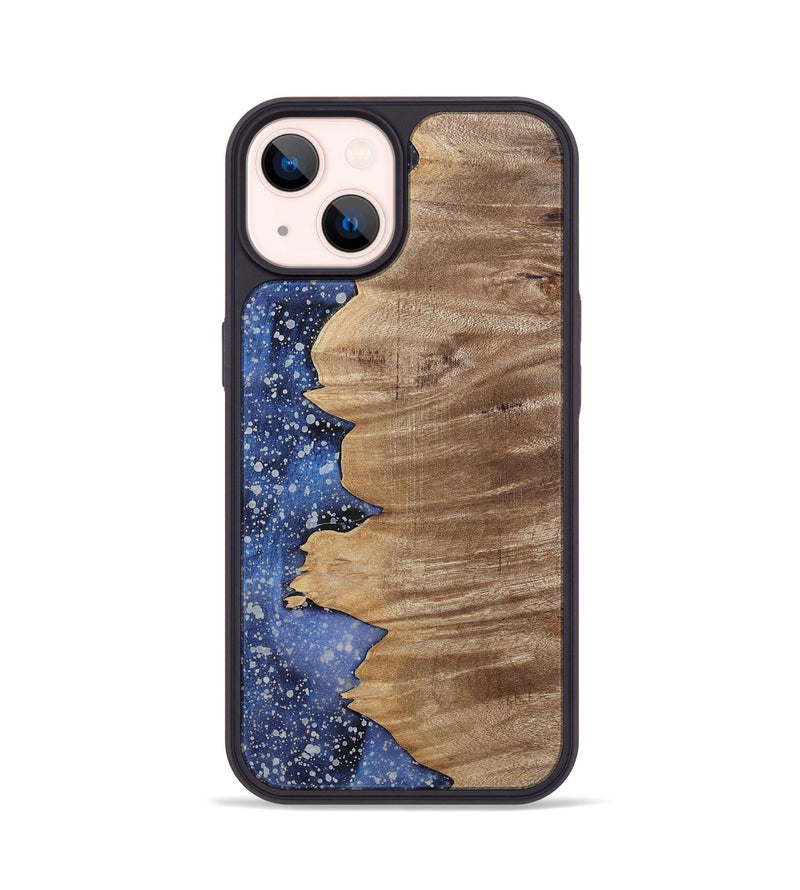 iPhone 14 Wood+Resin Phone Case - Debra (Cosmos, 699659)