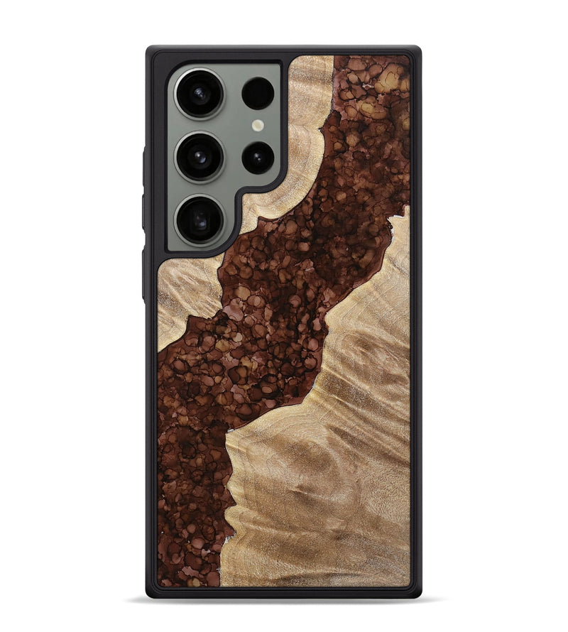 Galaxy S24 Ultra Wood+Resin Phone Case - Kizzy (Watercolor, 699702)