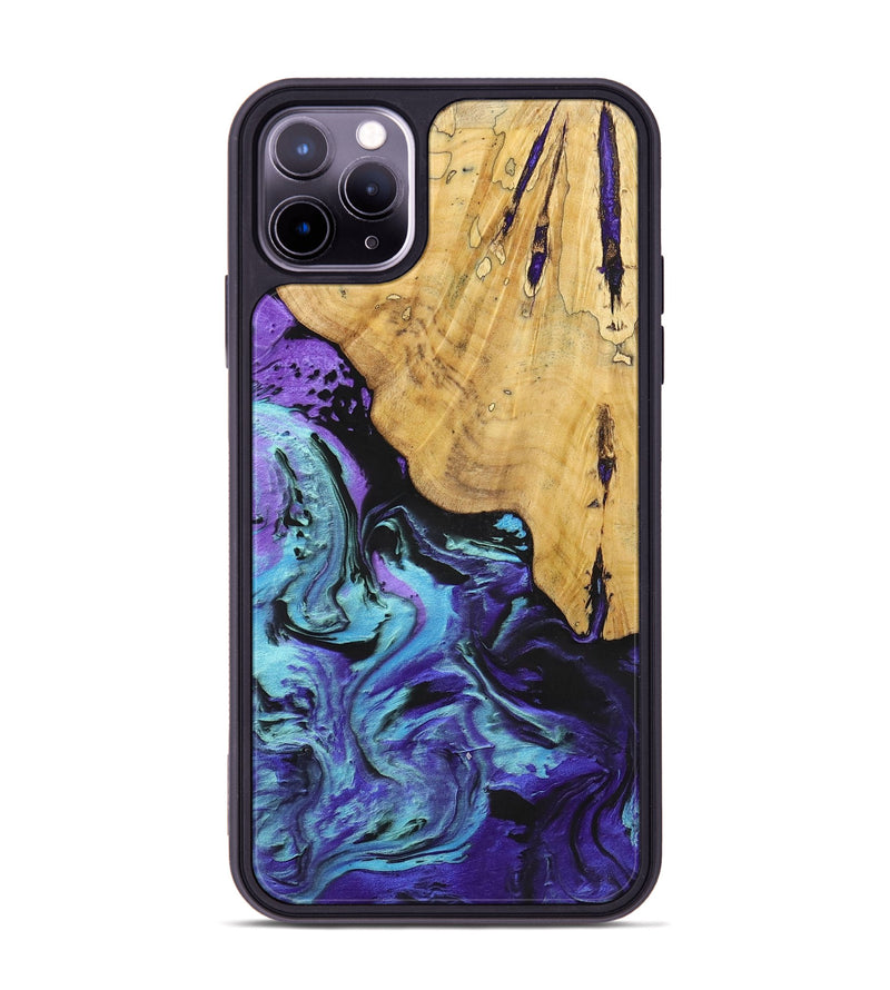 iPhone 11 Pro Max Wood+Resin Phone Case - Willis (Ombre, 699835)