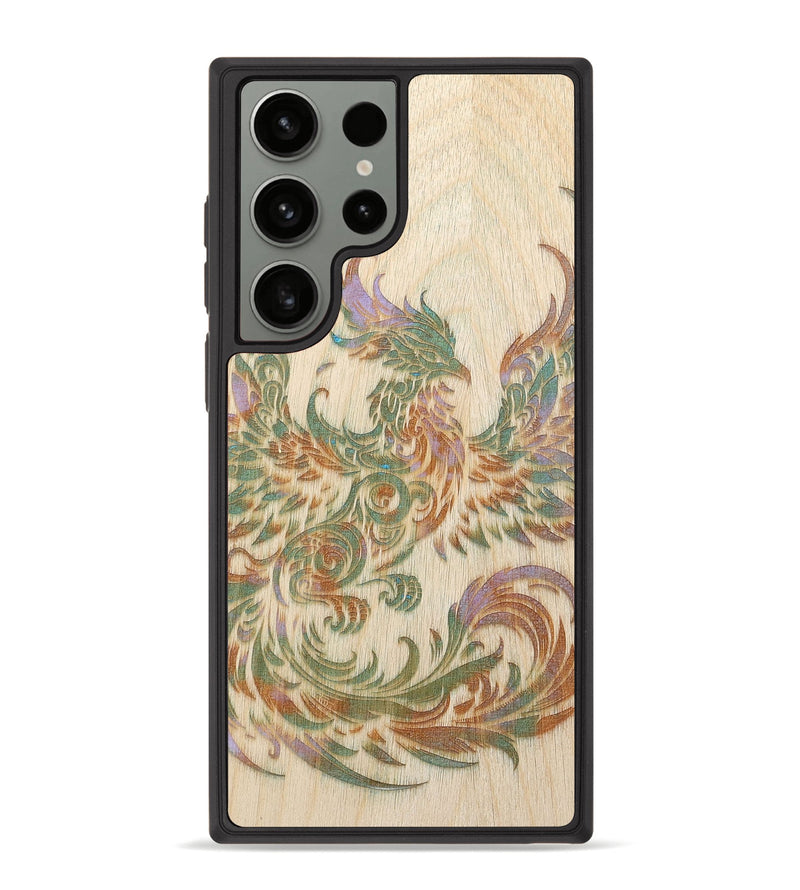 Galaxy S23 Ultra Wood+Resin Phone Case - Willie (Pattern, 699867)