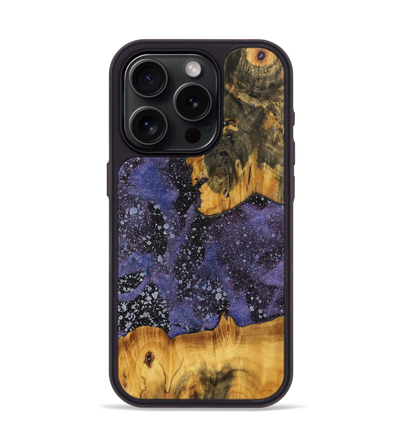 iPhone 15 Pro Wood+Resin Phone Case - Nelson (Cosmos, 700053)