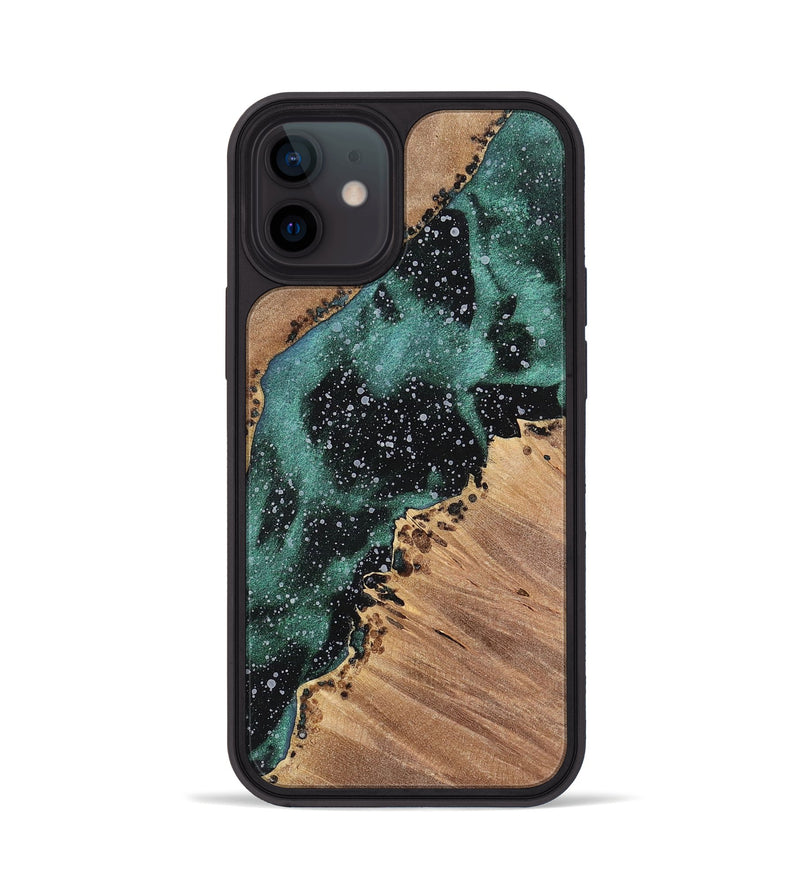 iPhone 12 Wood+Resin Phone Case - Genesis (Cosmos, 700054)