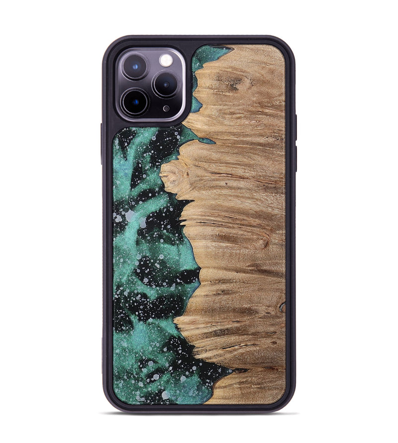 iPhone 11 Pro Max Wood+Resin Phone Case - Roland (Cosmos, 700060)
