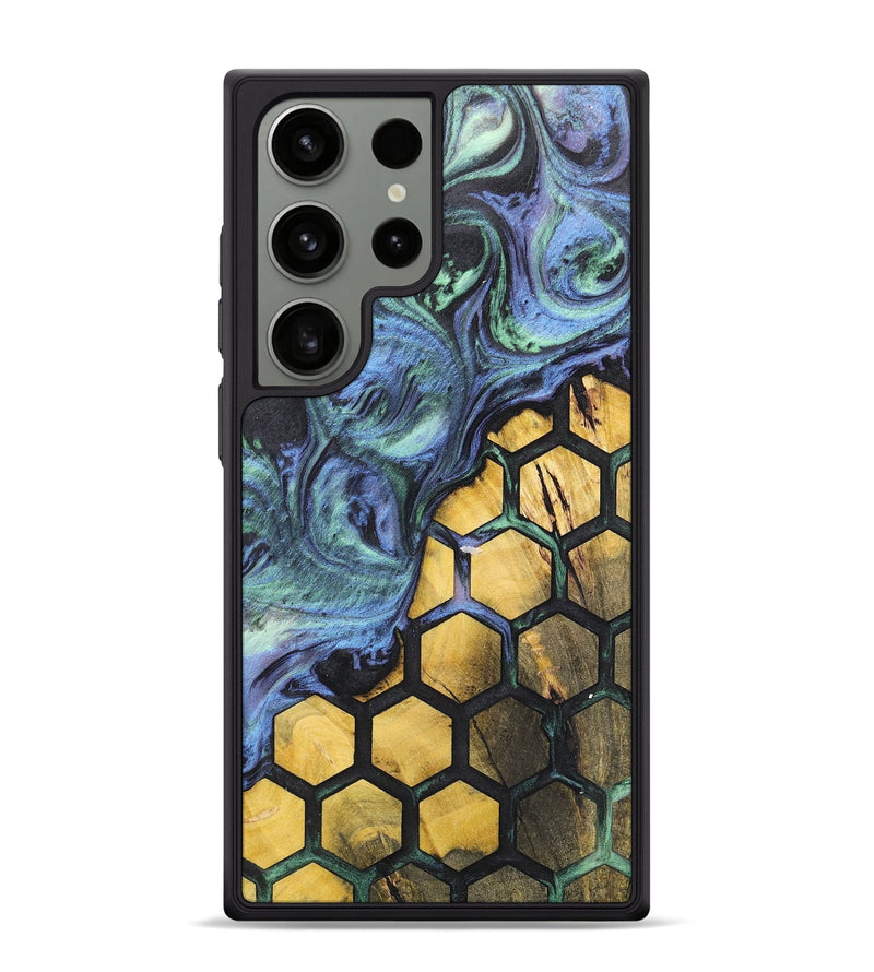 Galaxy S24 Ultra Wood+Resin Phone Case - Rylie (Pattern, 700147)