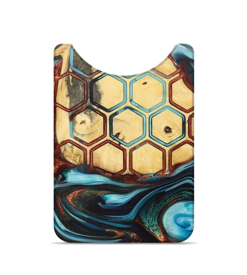 Live Edge Wood+Resin Wallet - Adrianna (Pattern, 700207)