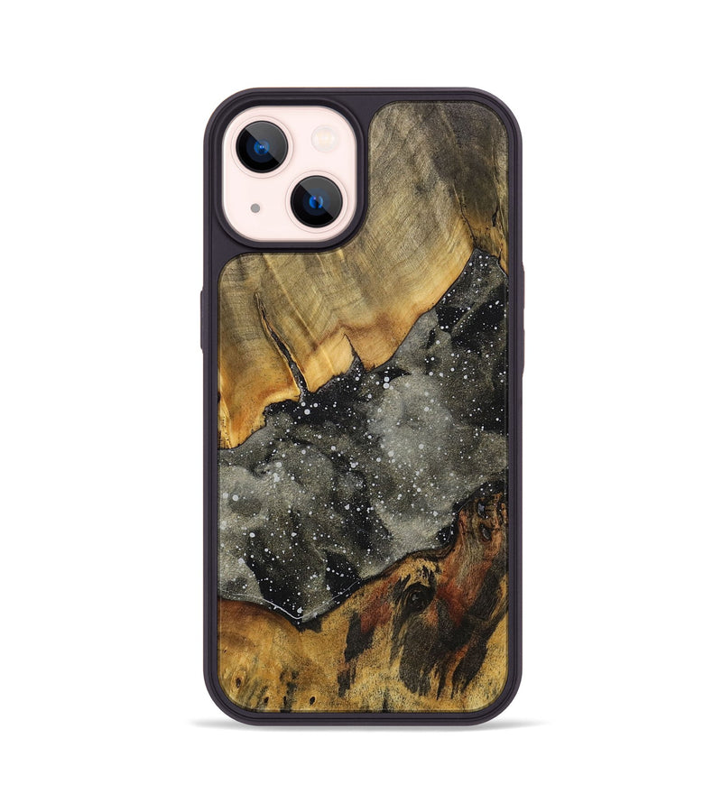 iPhone 14 Wood+Resin Phone Case - Luke (Cosmos, 700369)