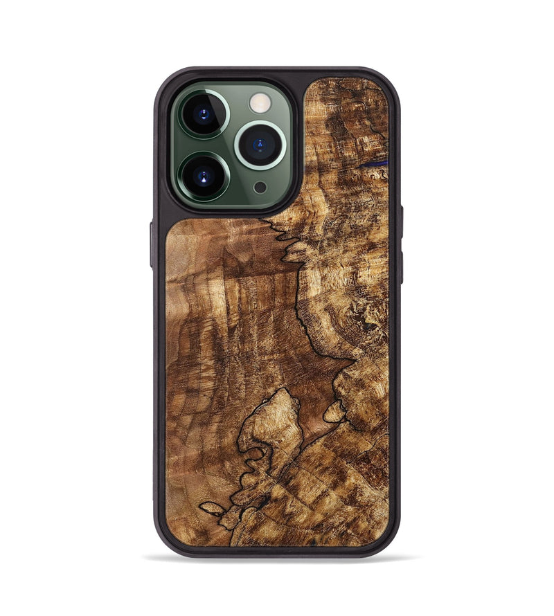 iPhone 13 Pro Wood+Resin Phone Case - Eden (Wood Burl, 700500)