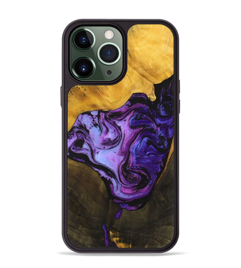 iPhone 13 Pro Max Wood+Resin Phone Case - Callie (Ombre, 700522)
