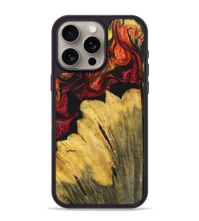 iPhone 15 Pro Max Wood+Resin Phone Case - Gloria (Ombre, 700553)