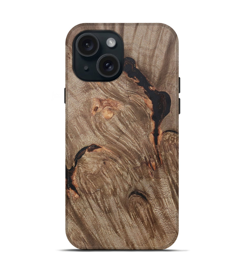iPhone 15  Live Edge Phone Case - Savanna (Wood Burl, 700602)