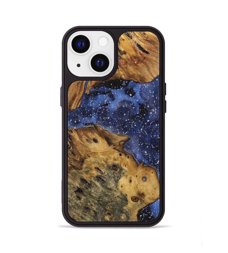 iPhone 13 Wood+Resin Phone Case - Leah (Cosmos, 700686)