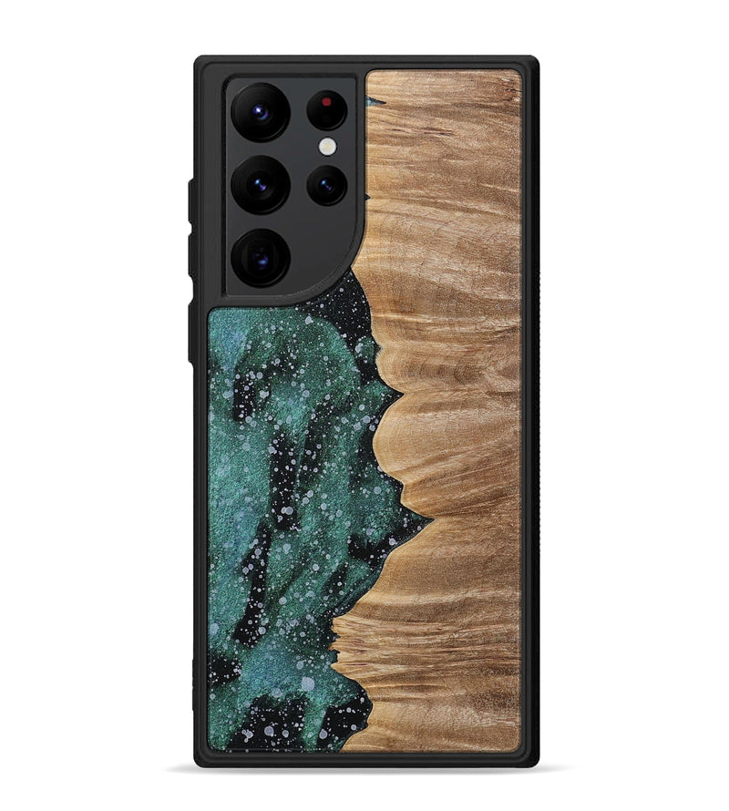 Galaxy S22 Ultra Wood+Resin Phone Case - Kaylin (Cosmos, 700691)