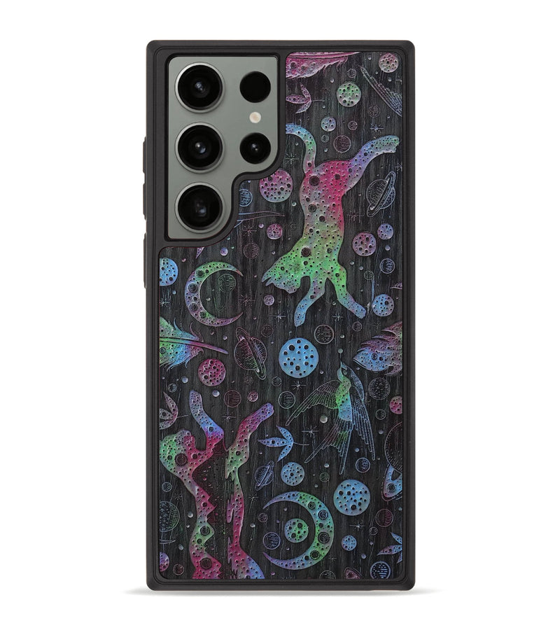 Galaxy S23 Ultra Wood+Resin Phone Case - Gale (Pattern, 700734)