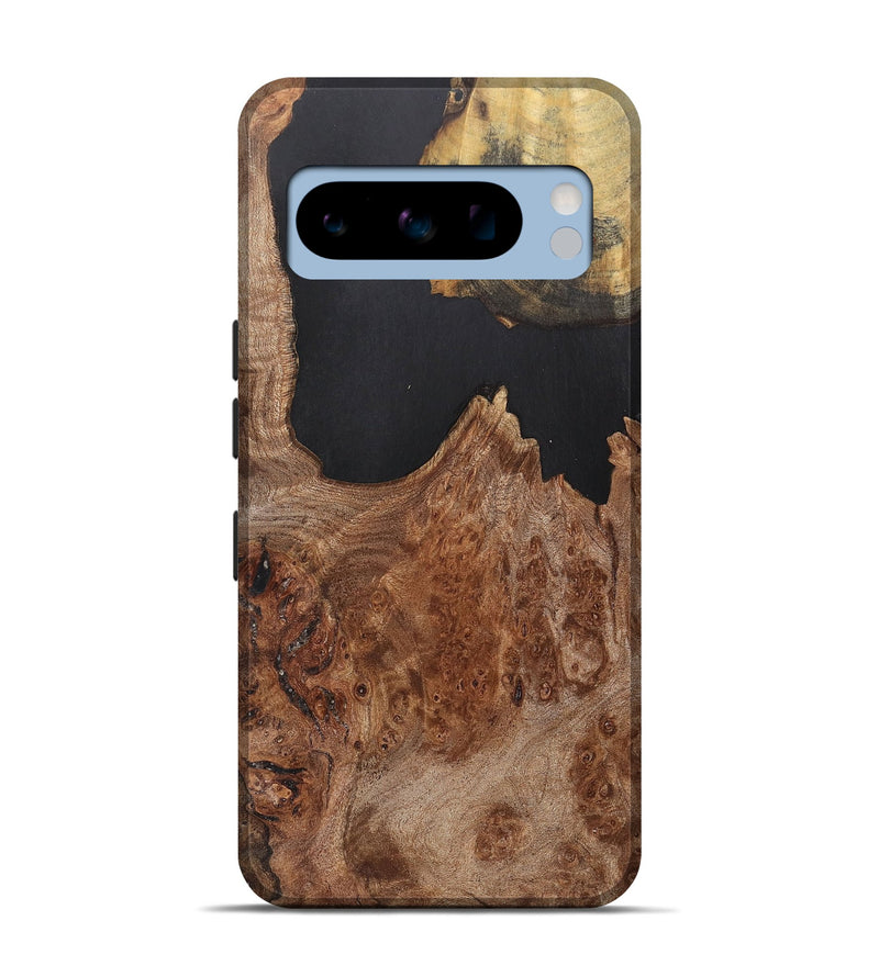 Pixel 8 Pro Wood+Resin Live Edge Phone Case - Joni (Wood Burl, 700886)