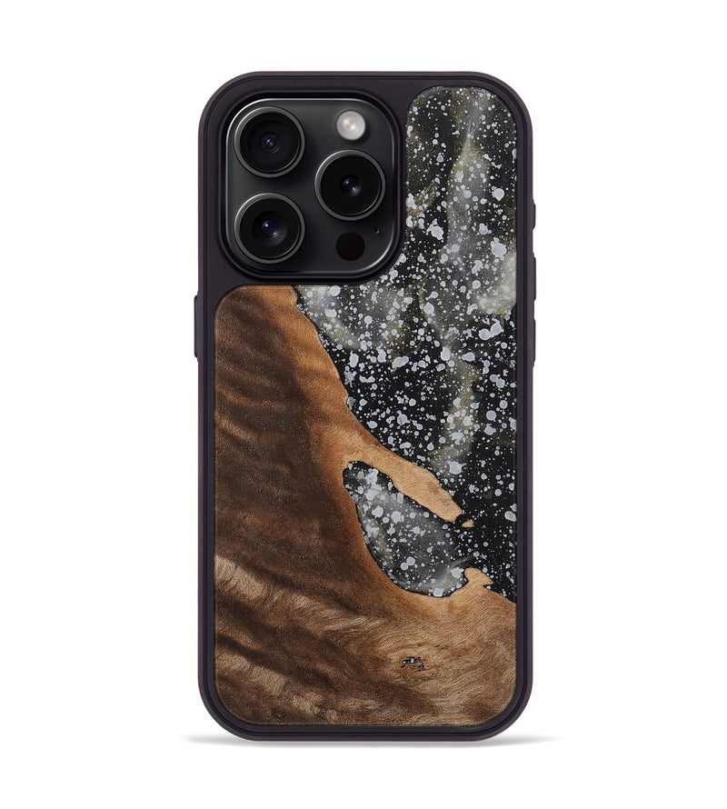 iPhone 15 Pro Wood+Resin Phone Case - Charlee (Cosmos, 701005)
