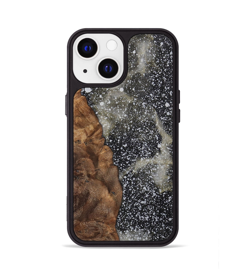 iPhone 13 Wood+Resin Phone Case - Sherlyn (Cosmos, 701014)