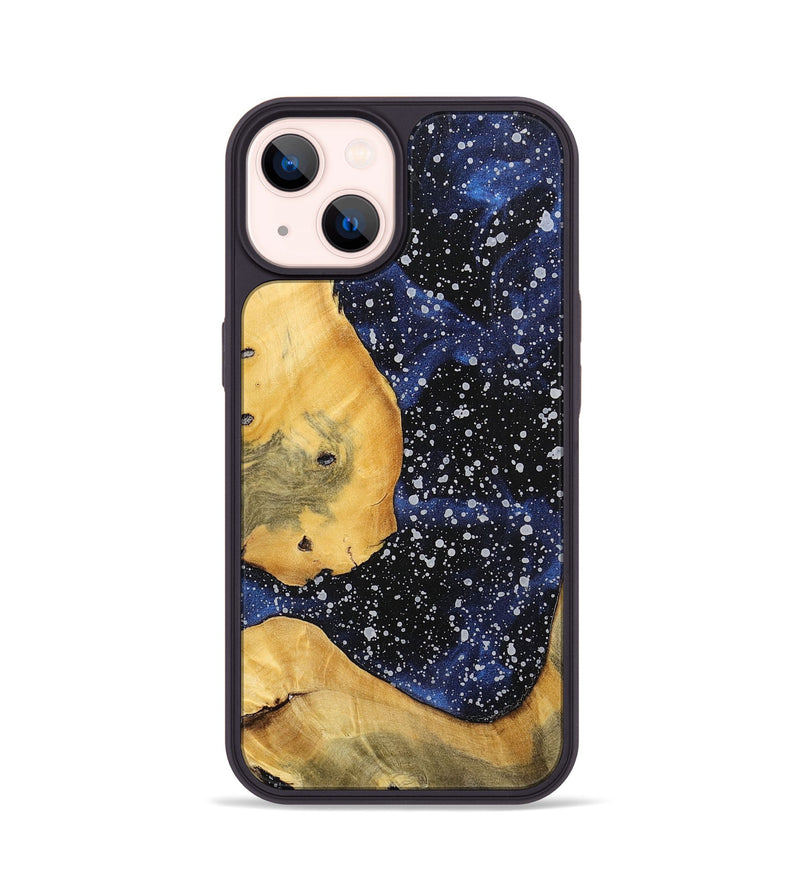 iPhone 14 Wood+Resin Phone Case - Makayla (Cosmos, 701023)