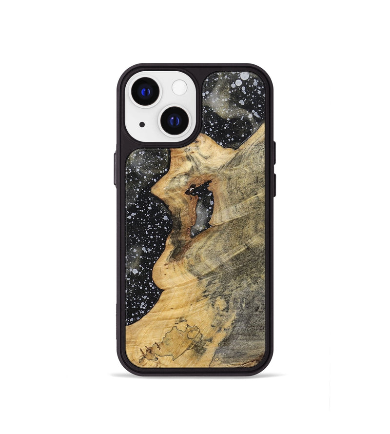 iPhone 13 mini Wood+Resin Phone Case - Irma (Cosmos, 701033)