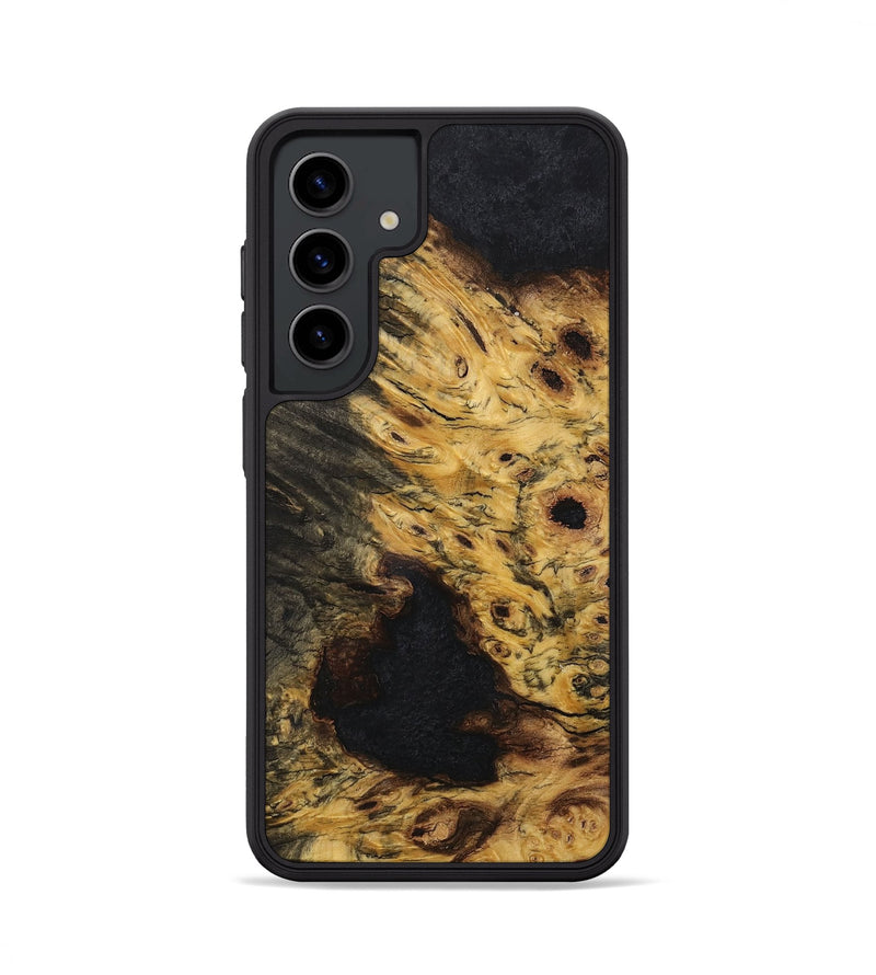 Galaxy S24 Wood+Resin Phone Case - Esmeralda (Wood Burl, 701425)