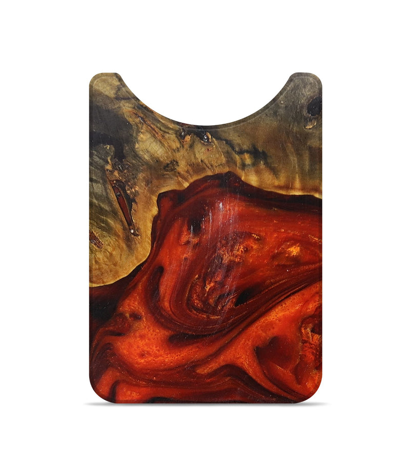 Live Edge Wood+Resin Wallet - Sloane (Red, 701650)