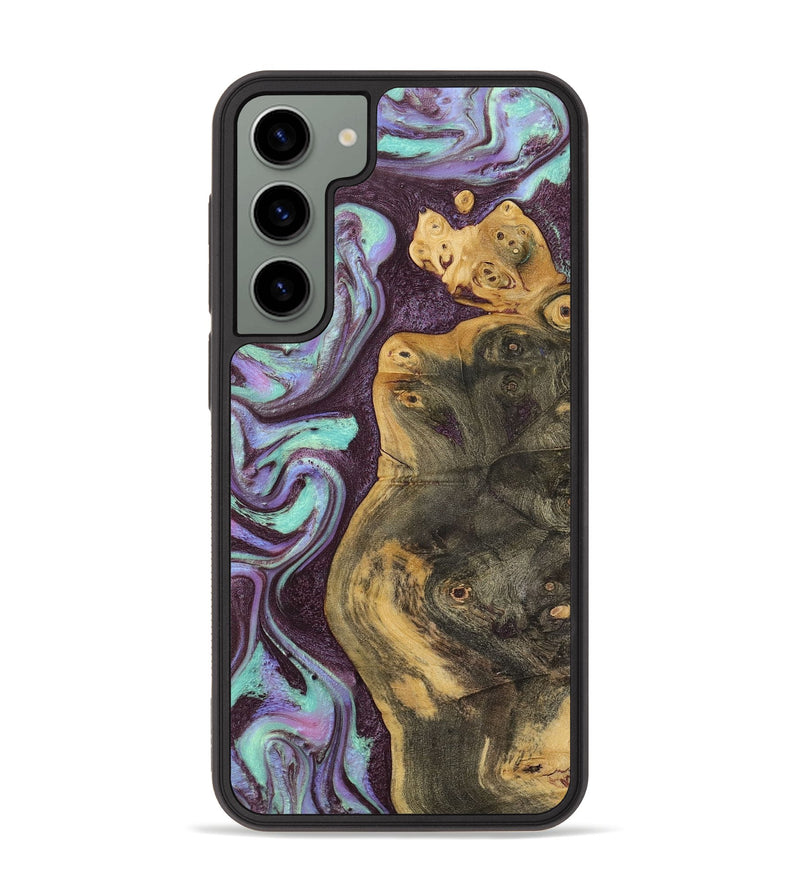 Galaxy S23 Plus Wood+Resin Phone Case - Dean (Purple, 701691)