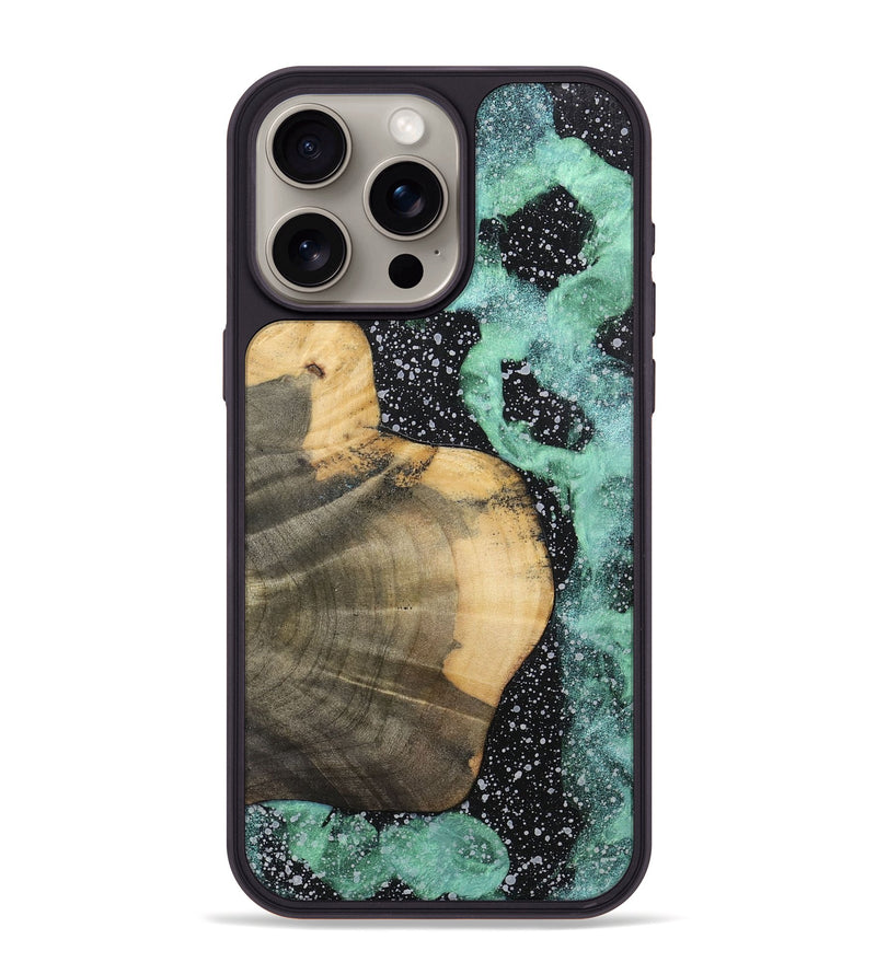 iPhone 15 Pro Max Wood+Resin Phone Case - Julio (Cosmos, 701723)