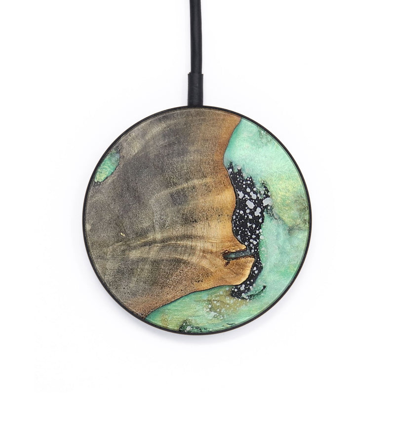 Circle Wood+Resin Wireless Charger - Leslie (Cosmos, 701792)