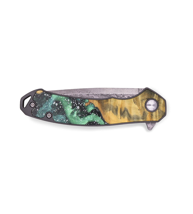 EDC Wood+Resin Pocket Knife - Ainsley (Cosmos, 701845)