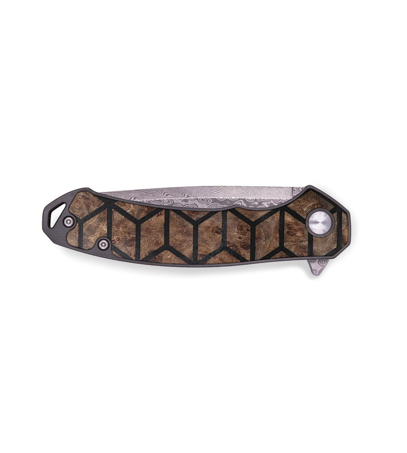 EDC Wood+Resin Pocket Knife - Don (Pattern, 701851)