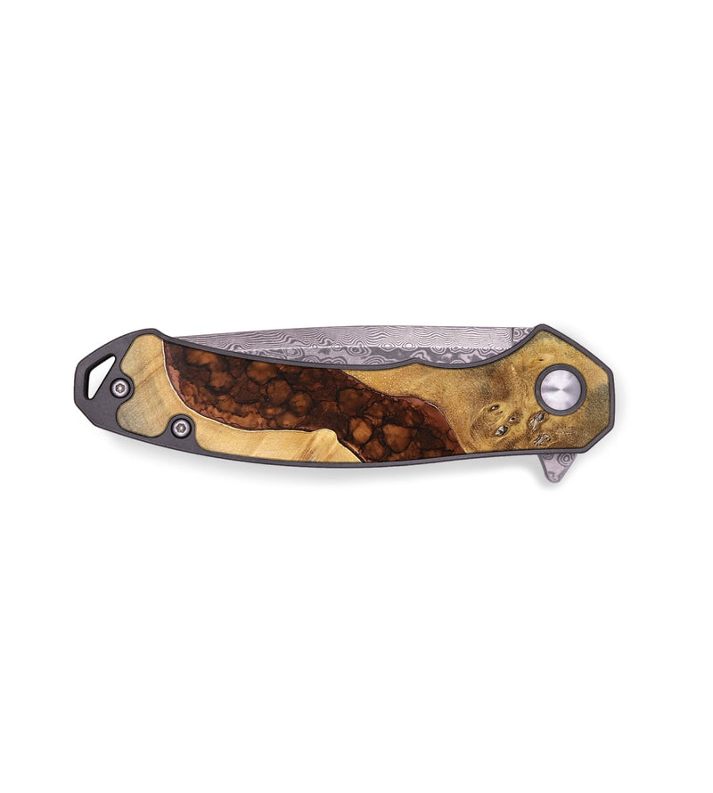 EDC Wood+Resin Pocket Knife - Juanita (Watercolor, 701889)