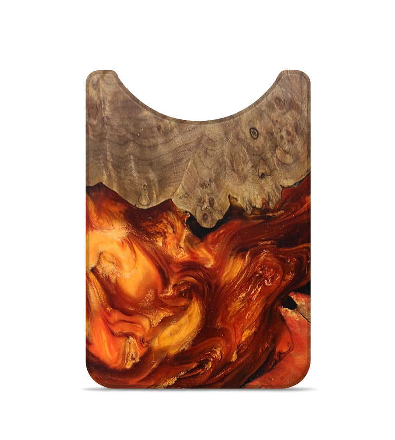 Live Edge Wood+Resin Wallet - Jordan (Red, 702134)