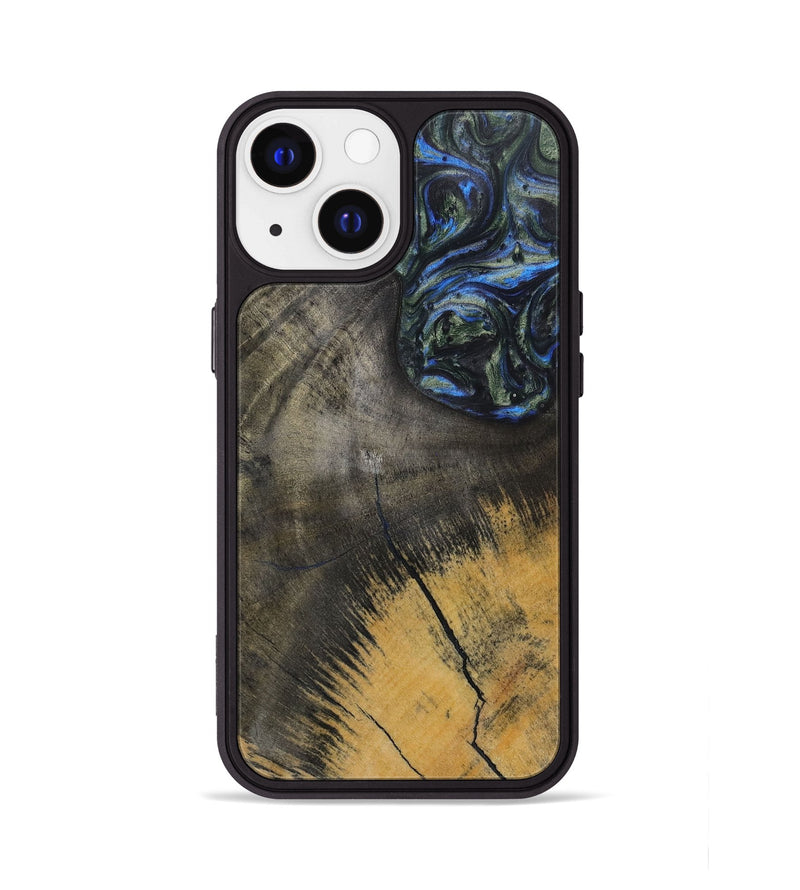 iPhone 13 Wood+Resin Phone Case - Mabel (Wood Burl, 702530)