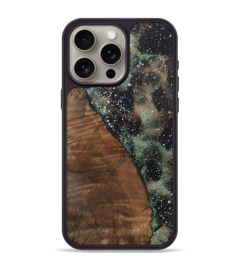 iPhone 15 Pro Max Wood+Resin Phone Case - Diamond (Cosmos, 702561)
