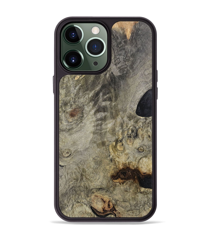 iPhone 13 Pro Max Wood+Resin Phone Case - Warren (Wood Burl, 702597)