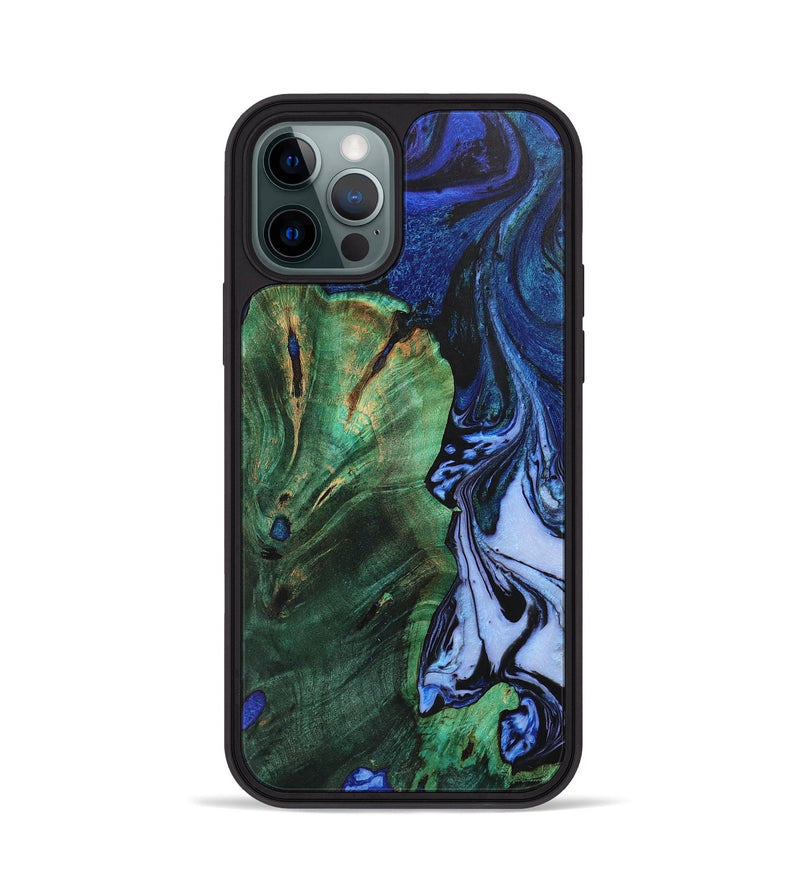 iPhone 12 Pro Wood+Resin Phone Case - Paulette (Ombre, 702746)