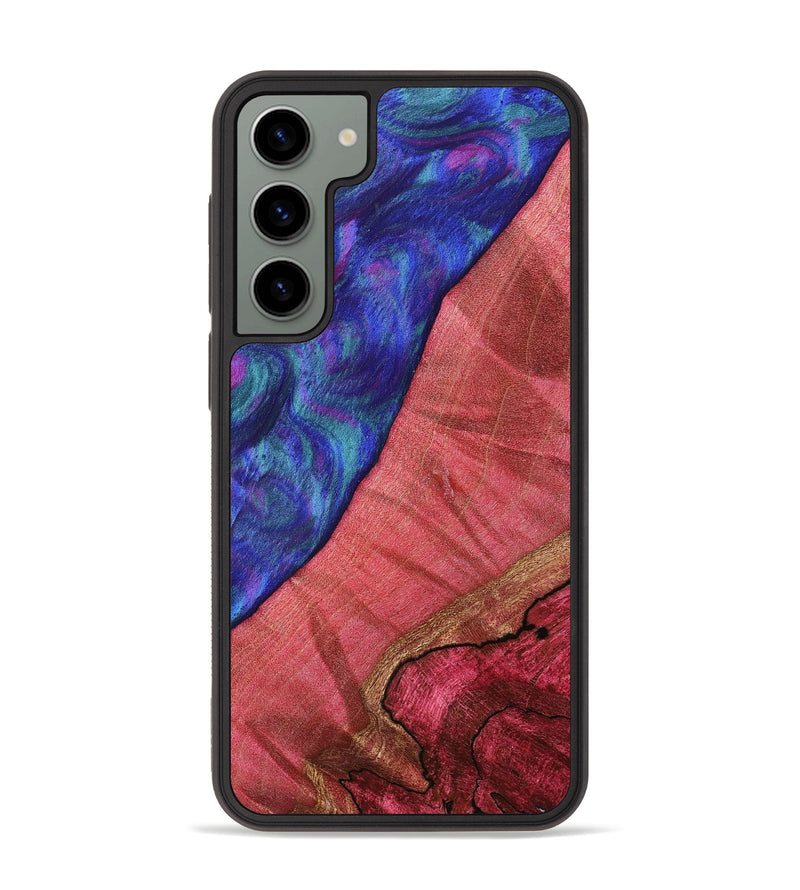 Galaxy S23 Plus Wood+Resin Phone Case - Xavier (Purple, 702885)
