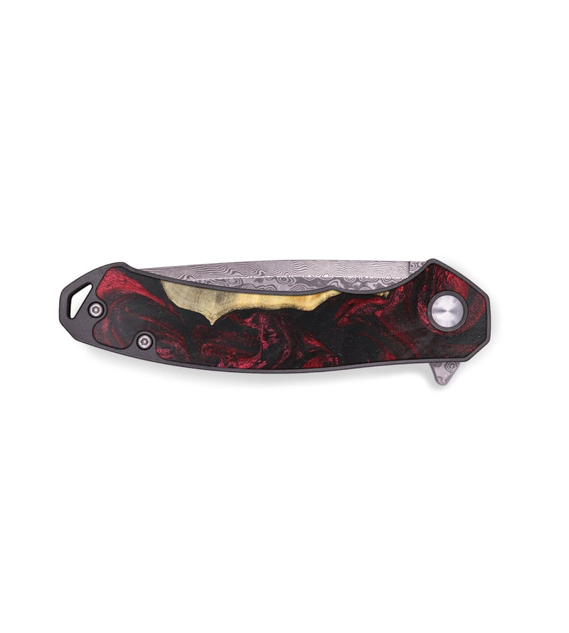 EDC Wood+Resin Pocket Knife - Lucas (Red, 703000)