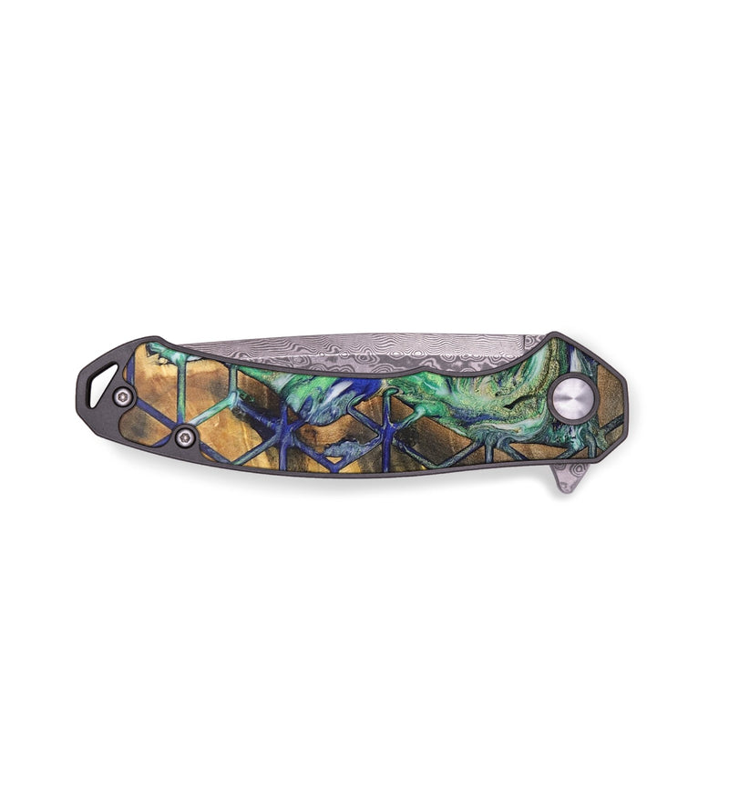 EDC Wood+Resin Pocket Knife - Amaya (Pattern, 703031)