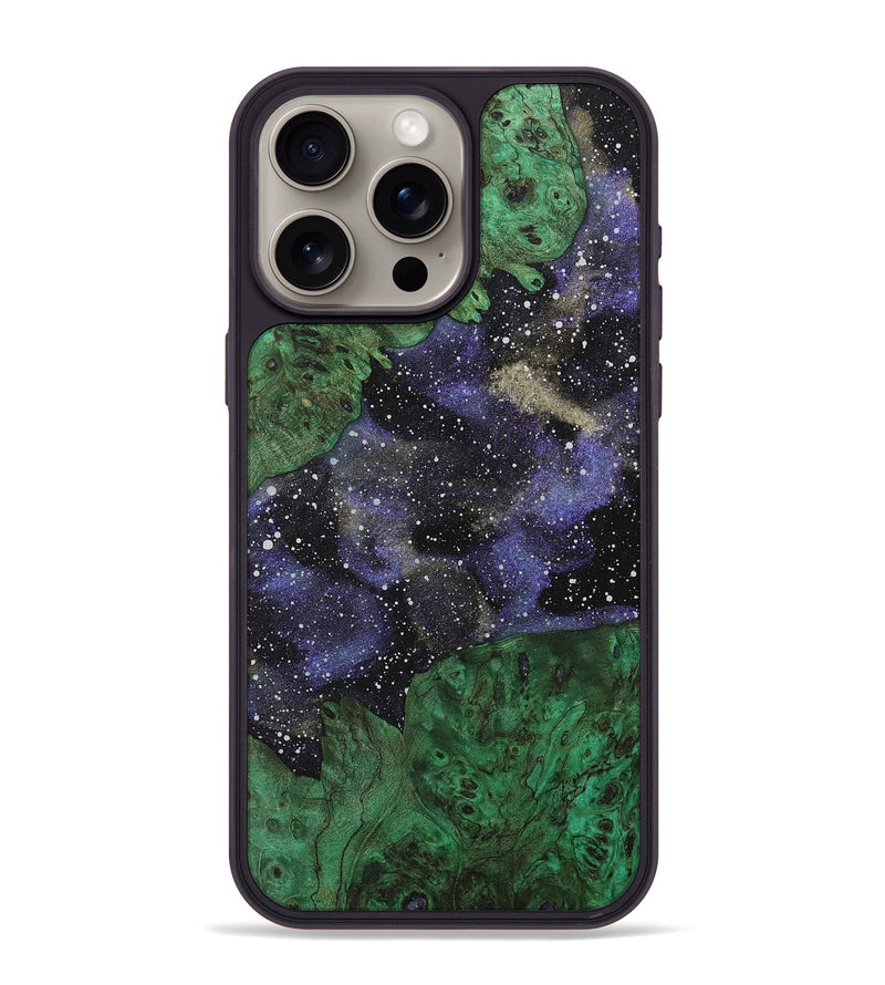 iPhone 15 Pro Max Wood+Resin Phone Case - Margaret (Cosmos, 703140)
