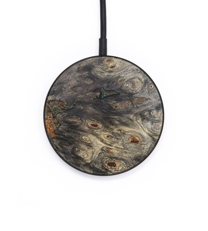 Circle Wood+Resin Wireless Charger - Elena (Wood Burl, 703265)
